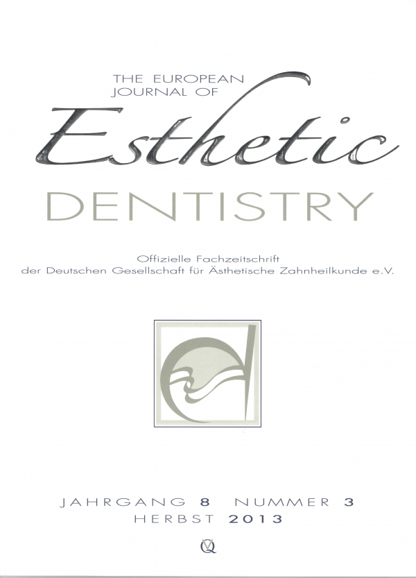 EJED THE EUROPEAN JOURNAL OF ESTHETIC DENTISTRY MARÇO 2013 Rosa